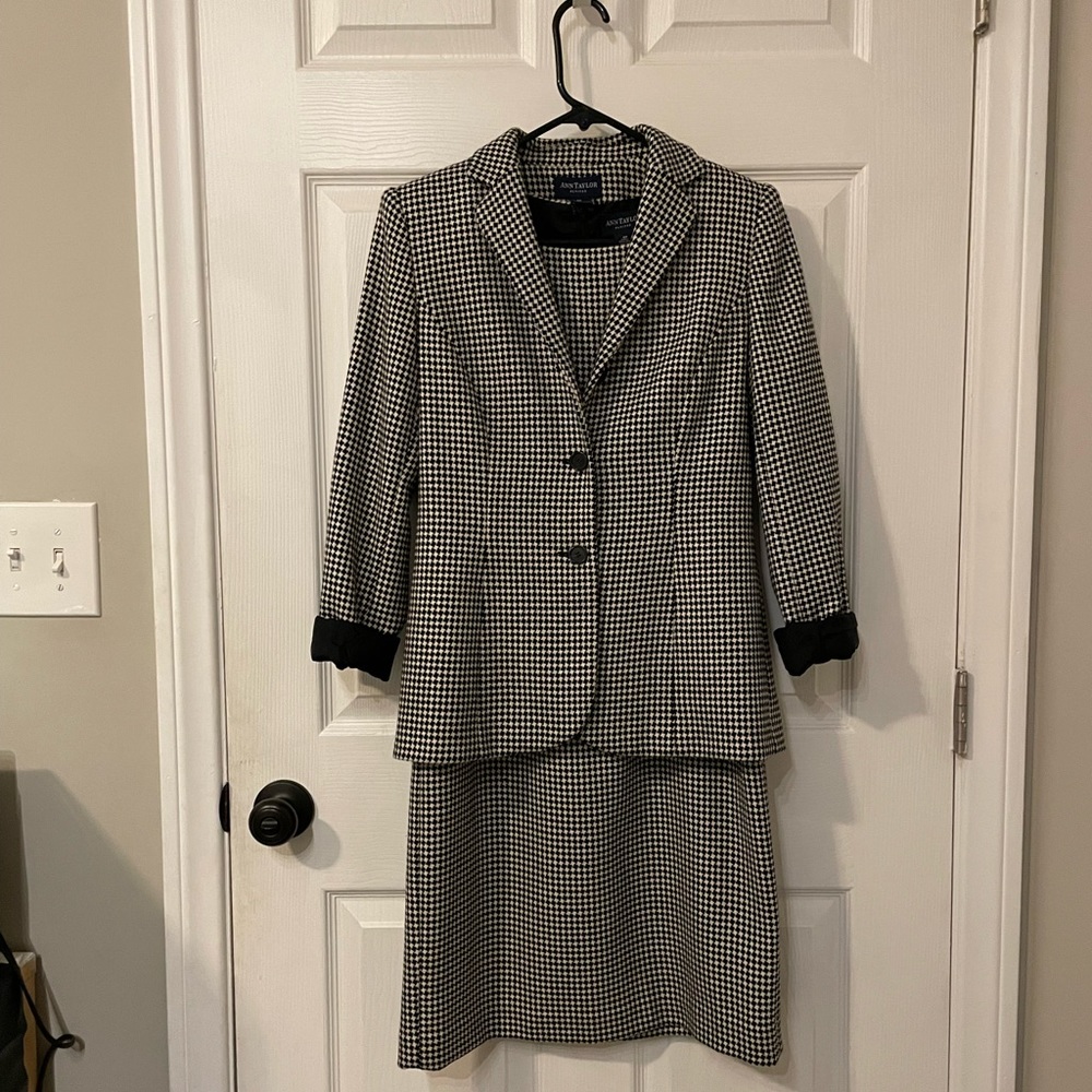 Ann Taylor vintage dress and jacket set